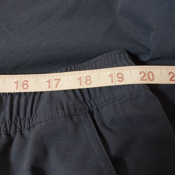 LL BEAN SIZE XXL 30" MULTISPORT NAVY BLUE ELASTIC WAIST PULL ON PANTS - Picture 14 of 16